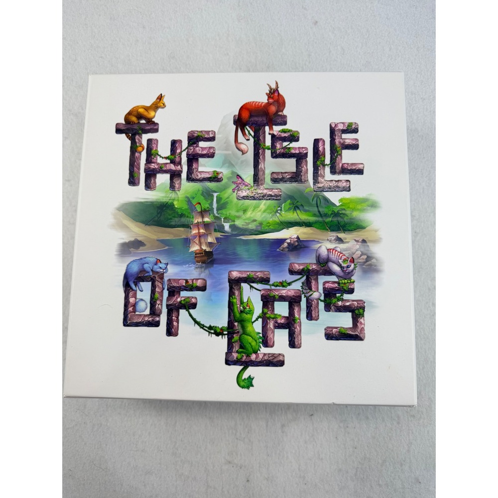 The Isle of Cats Board Game Frank West 2019 Complete All Pieces Great Condition